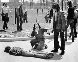 May 4, 1970 Kent State student shot by National Guard